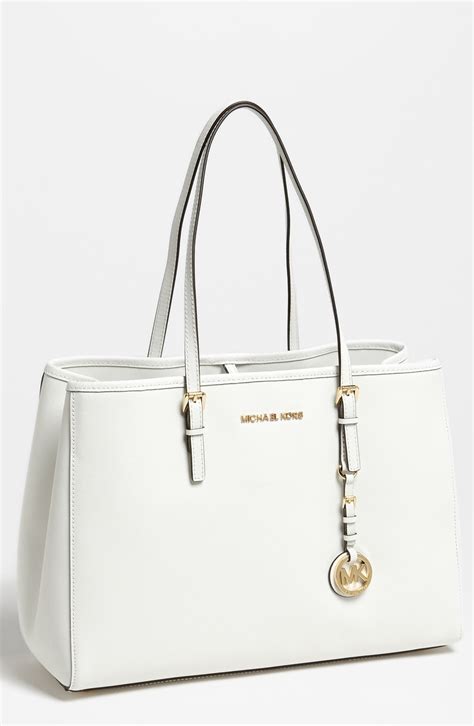 peach michael kors bag|michael kors optic white handbags.